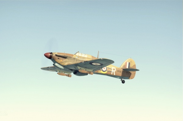 File:Hurricane Mk IIB-Trop carrying ordnance.jpg