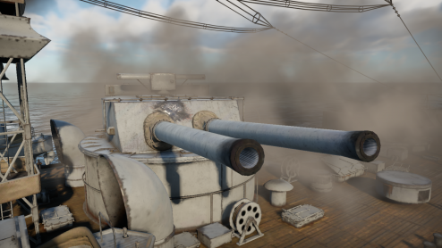 File:The turret face of a Dakota after absorbing a 30cm HE shell.png