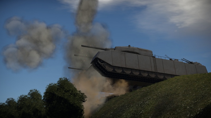 File:Landkreuzer P. 1000 Ratte Chargeing Gun Fireing.jpg