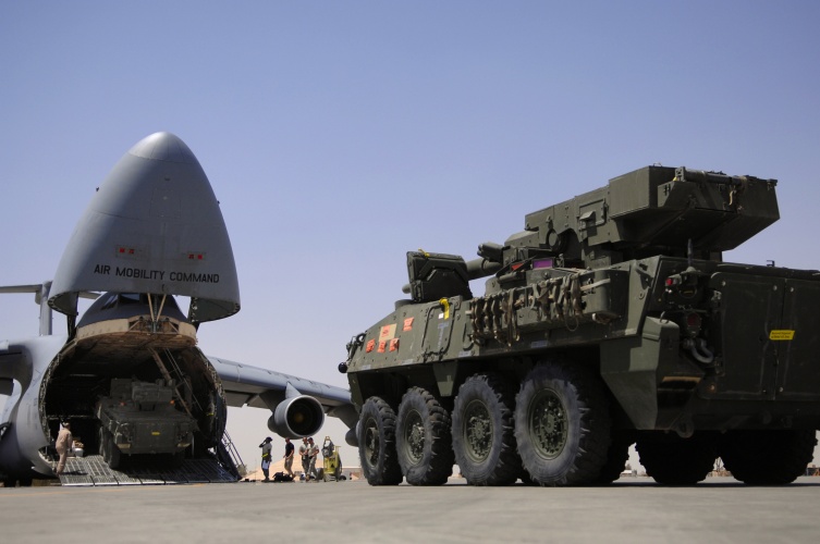 File:M1128Stryker Loading Lockheed C-5 Galaxy.jpg